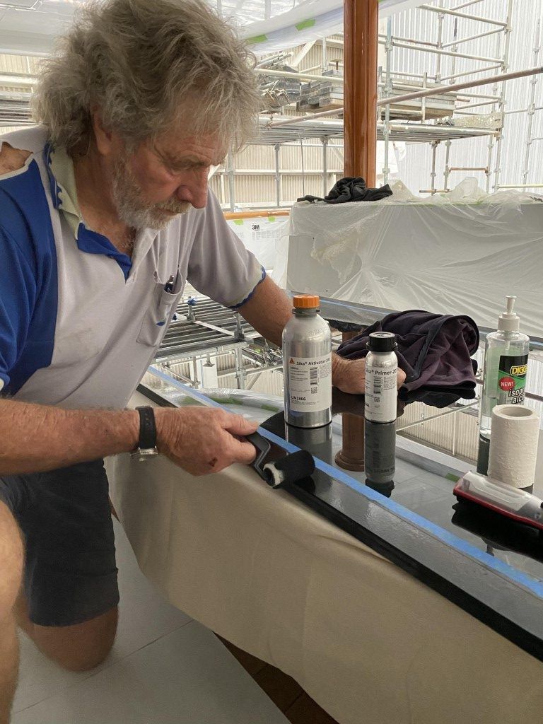 Marine Window Services window leak repairs Queensland